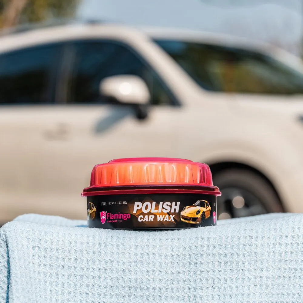 Полир паста за драскотини + гъба 230гр. CAR WAX POLISH