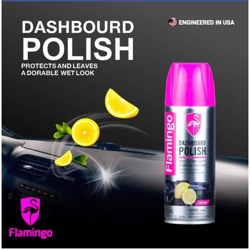 Спрей за полиране на табло и кожа Dashboard polish 450ml