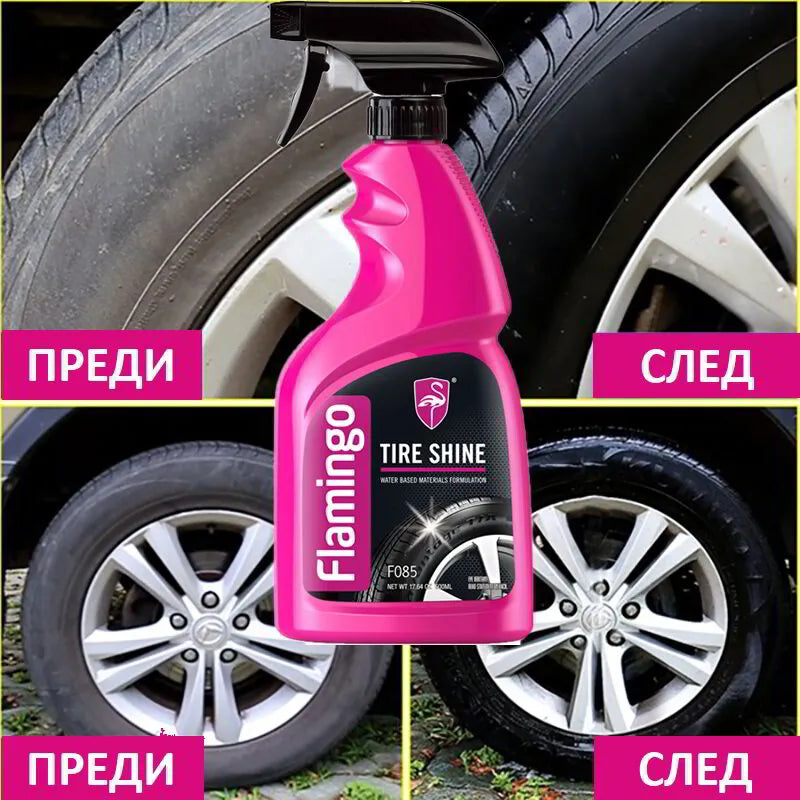Спрей за полиране и защита на гуми Tire Shine 500ml