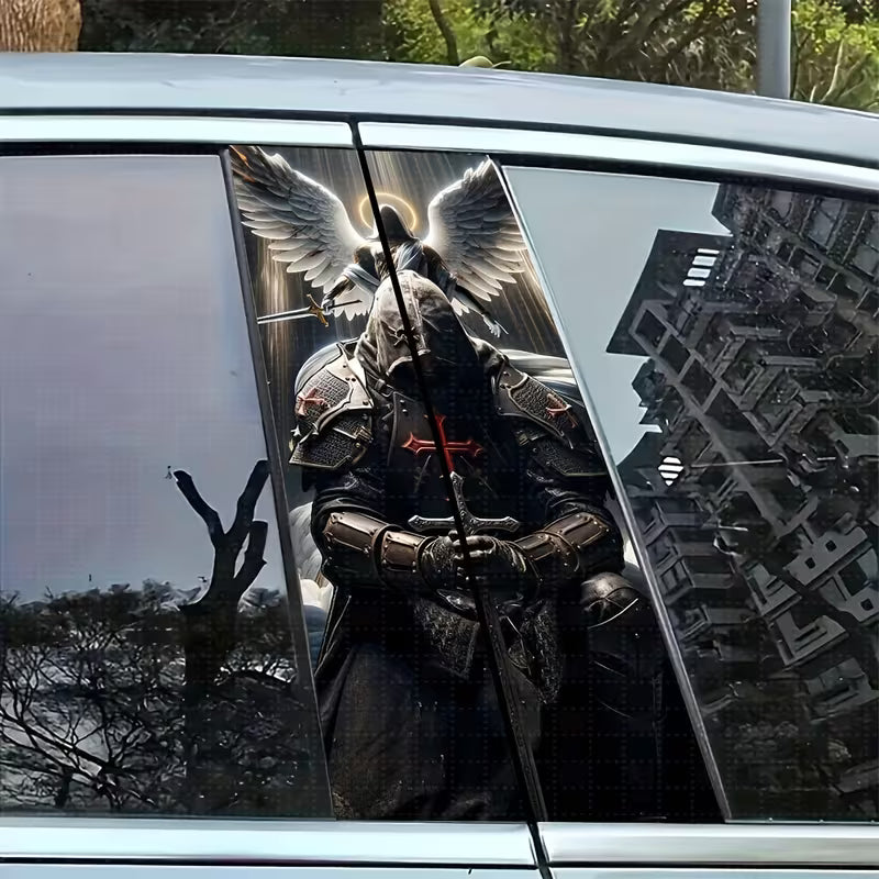 2бр. Винилови стикери за страничните колони "Dark knight"