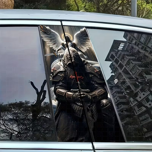 2бр. Винилови стикери за страничните колони "Dark knight"