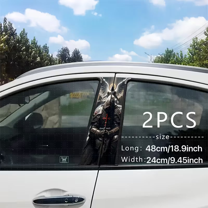 2бр. Винилови стикери за страничните колони "Dark knight"