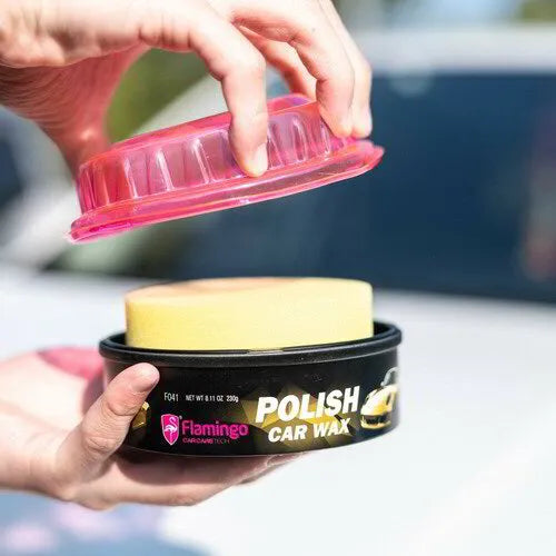 Полир паста за драскотини + гъба 230гр. CAR WAX POLISH