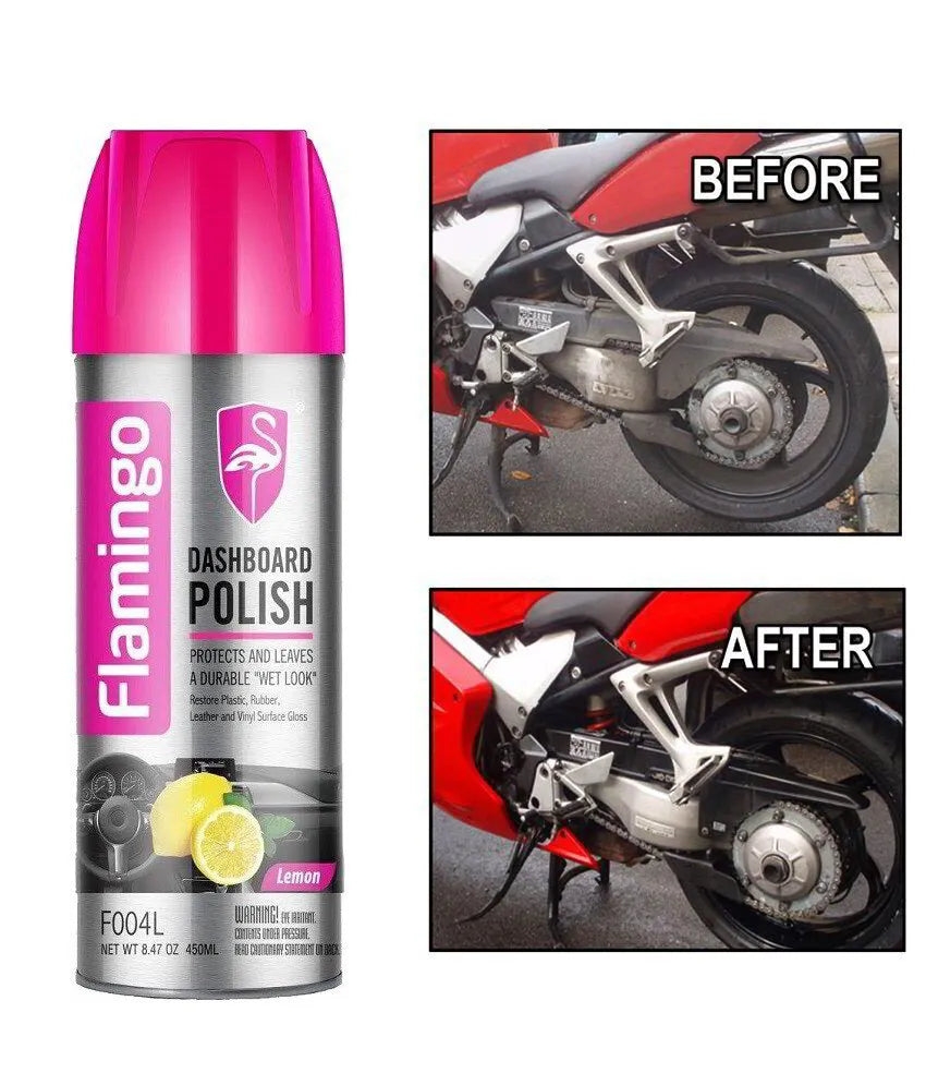 Спрей за полиране на табло и кожа Dashboard polish 450ml