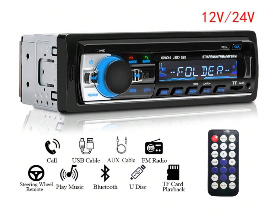 MP3 плейър 12V с Bluetooth