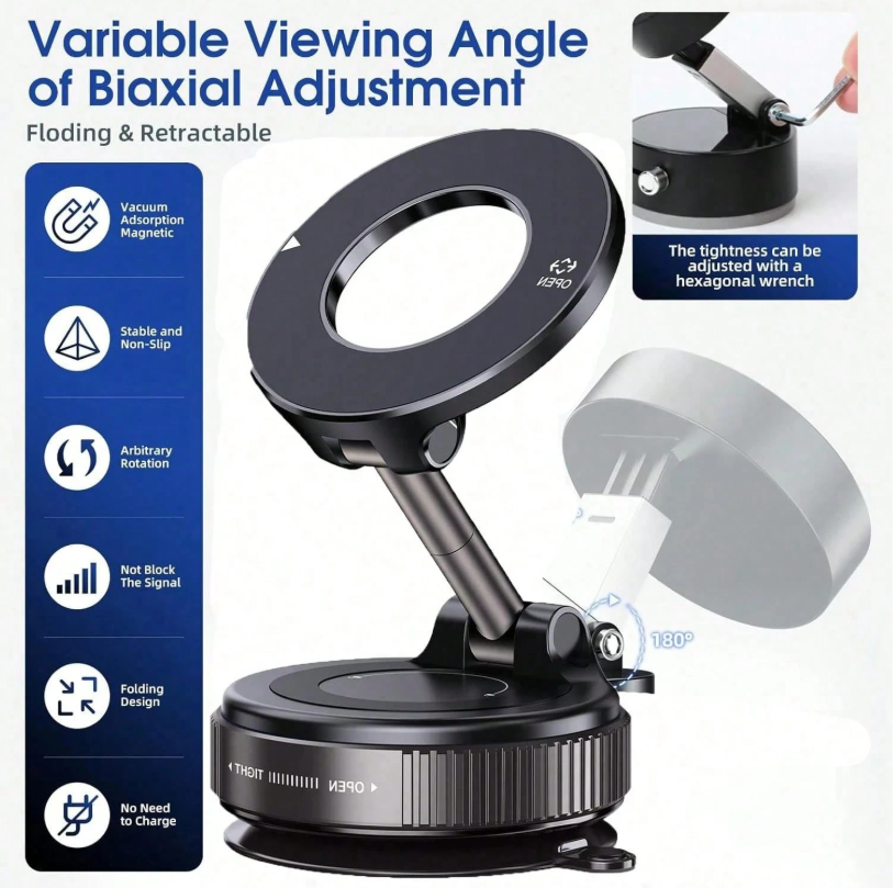 360° Магнитна стойка за телефон