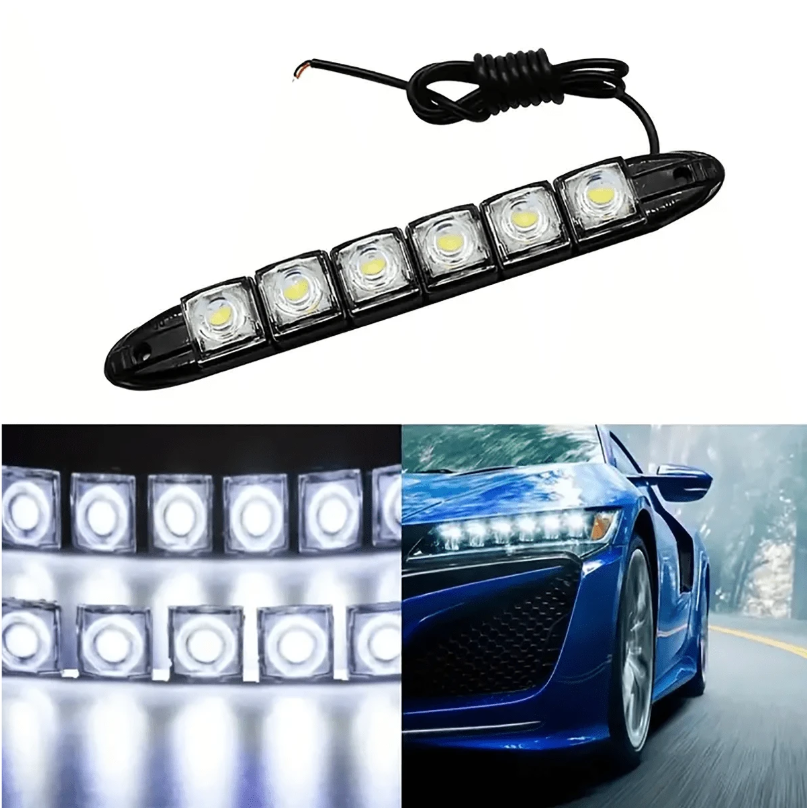Комплект универсални автомобилни LED DRL дневни светлини
