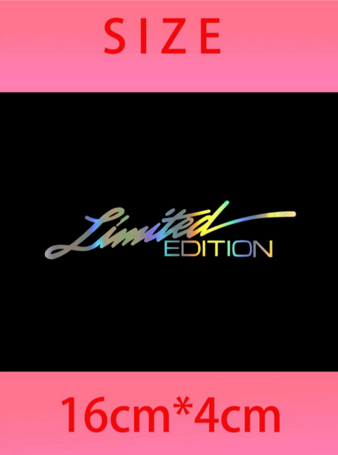 Стикер за автомобил "Limited Еdition"