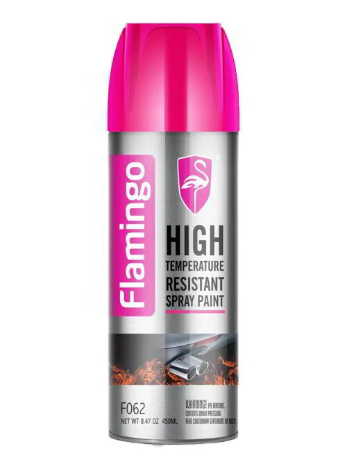 Високо температурен спрей боя ЧЕРЕН 500ml