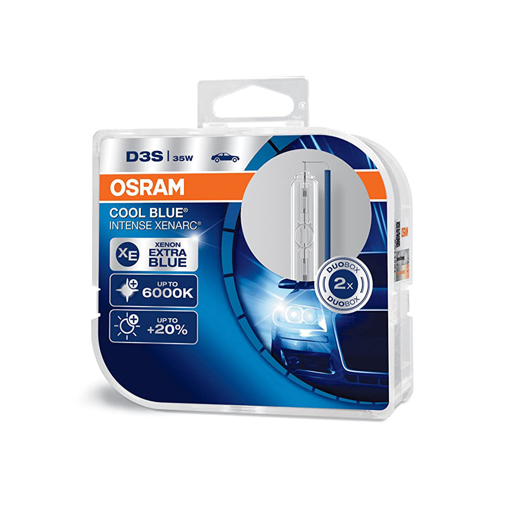 2бр. Ксенонови Крушки OSRAM COOL BLUE INTENSE D3S 35W PK32d-5 XENARC + 20%