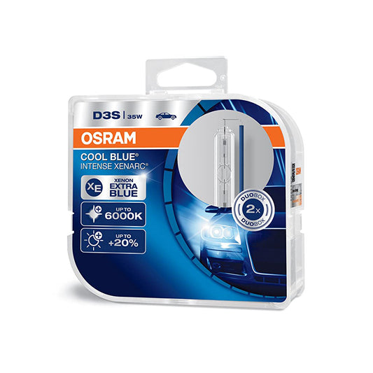 2бр. Ксенонови Крушки OSRAM COOL BLUE INTENSE D3S 35W PK32d-5 XENARC + 20%