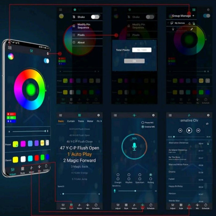 LED околни светлини за кола